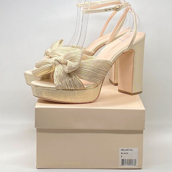 Loeffler Randall Natalia Pleated Platform Sandals size 10 - Picture 11 of 13
